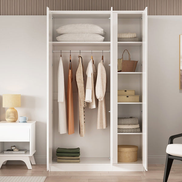 Mason 3 Door Wardrobe - White