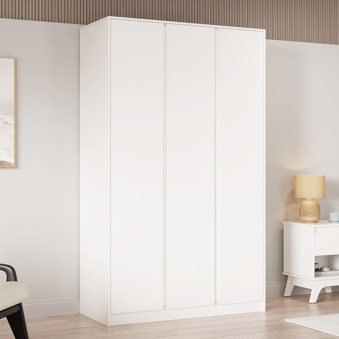 Mason 3 Door Wardrobe - White