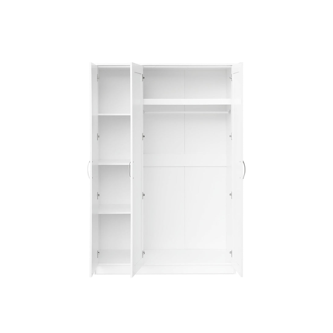 Gemma 3 Door Wardrobe - White