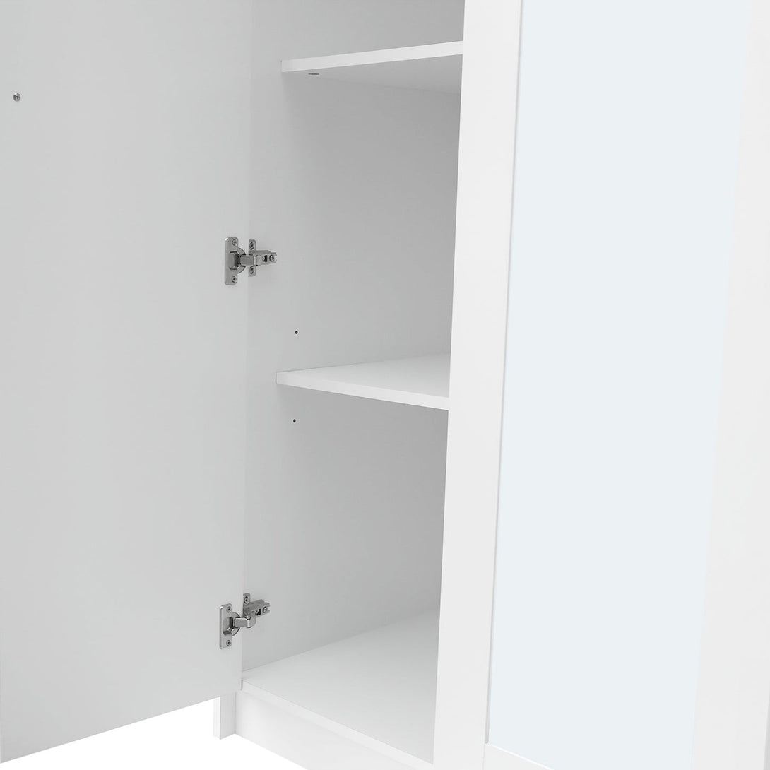 Gemma 3 Door Wardrobe - White