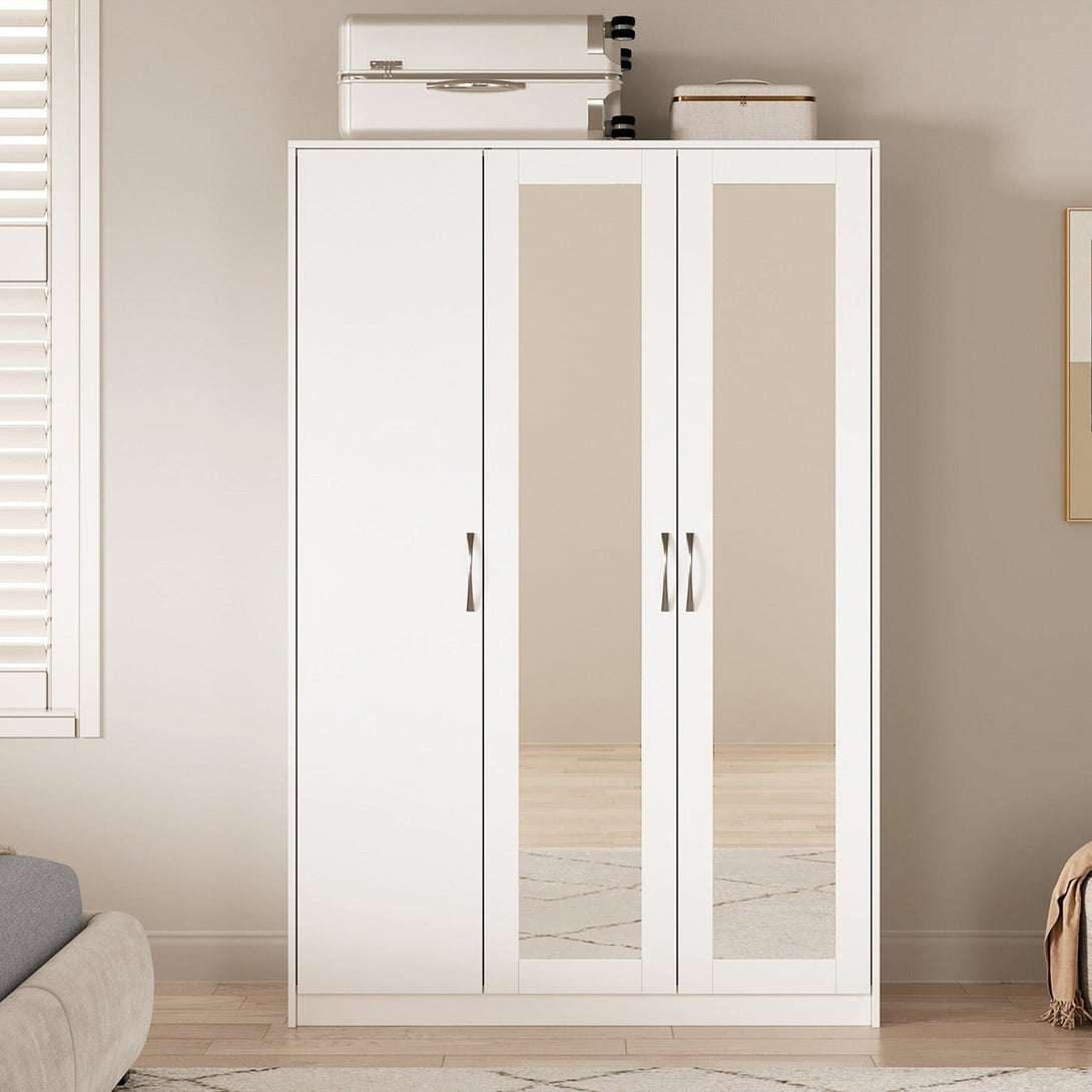 Gemma 3 Door Wardrobe - White