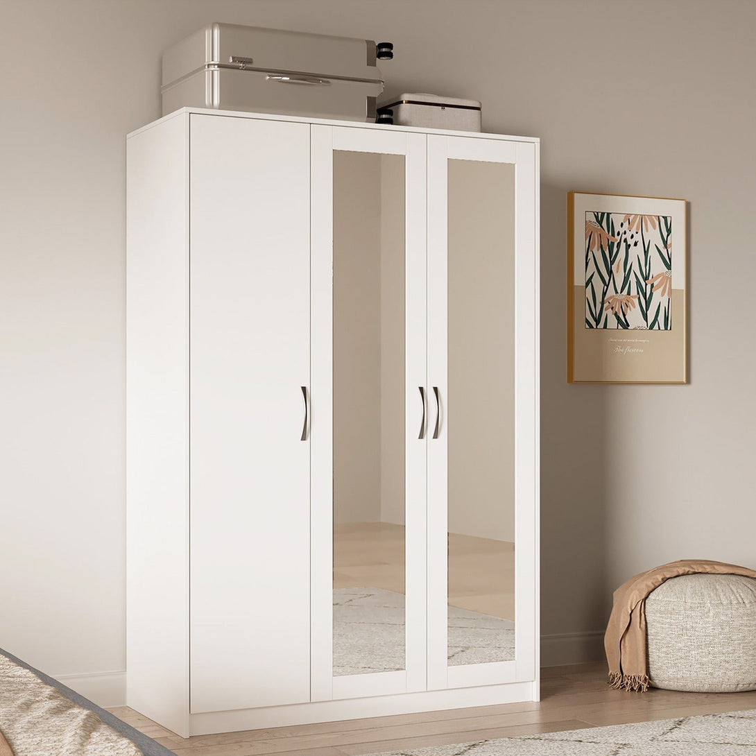 Gemma 3 Door Wardrobe - White