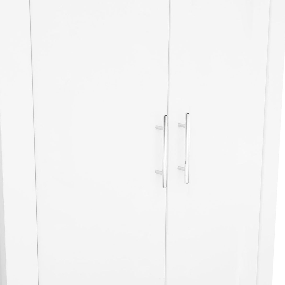 Tegan 2 Door Wardrobe - Light Teak + White