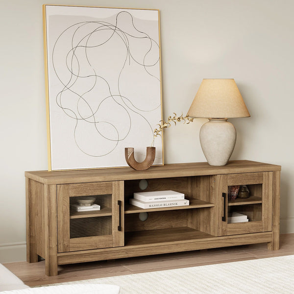 Georgie 1.5m Entertainment Unit - Knotty Oak