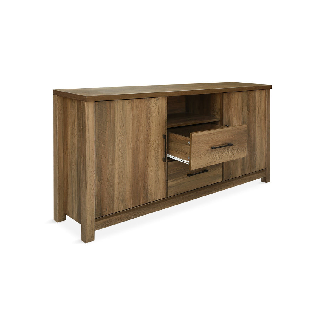 Georgie Sideboard Buffet Table - Knotty Oak