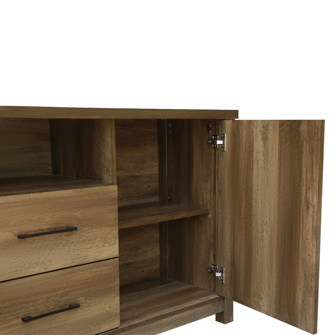 Georgie Sideboard Buffet Table - Knotty Oak