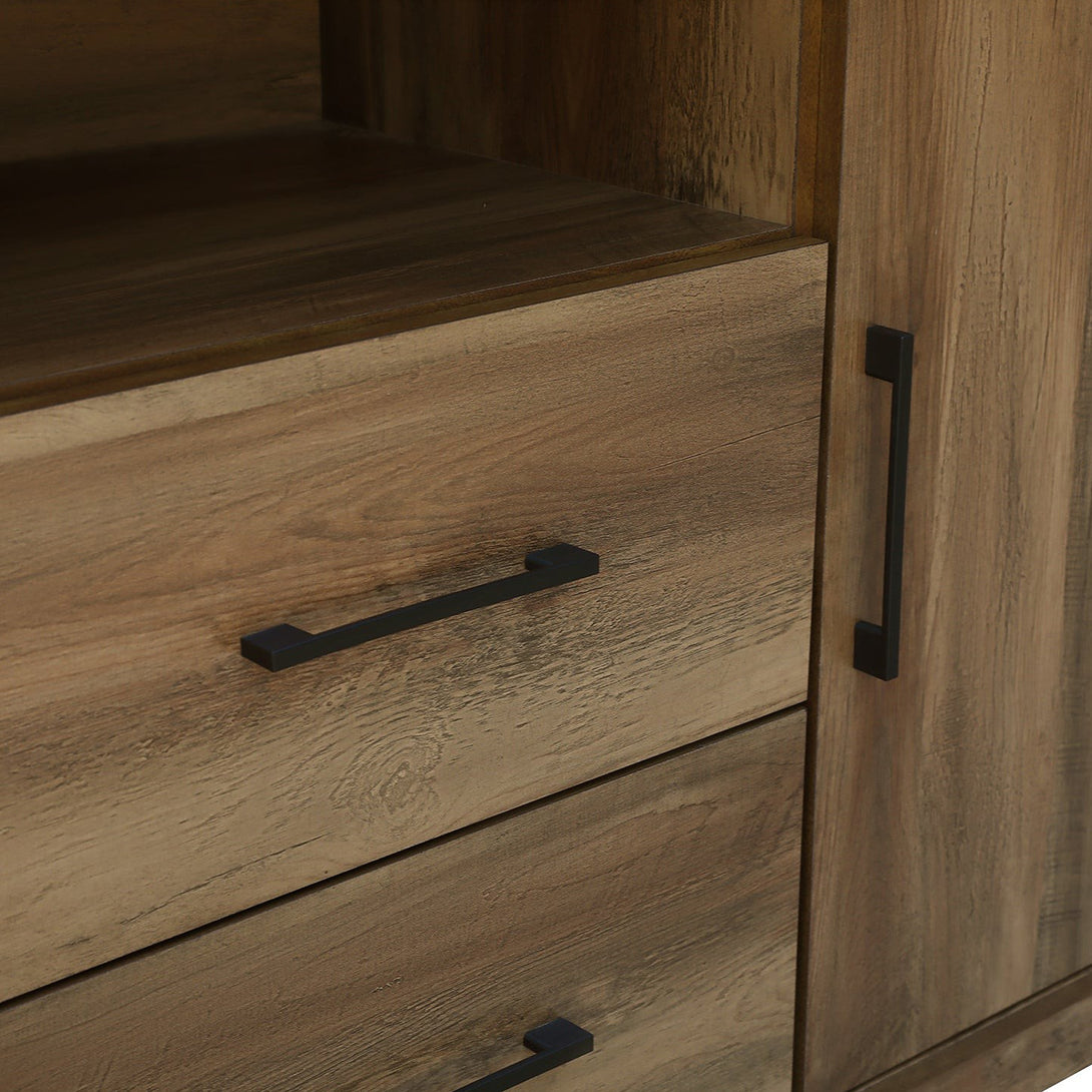 Georgie Sideboard Buffet Table - Knotty Oak
