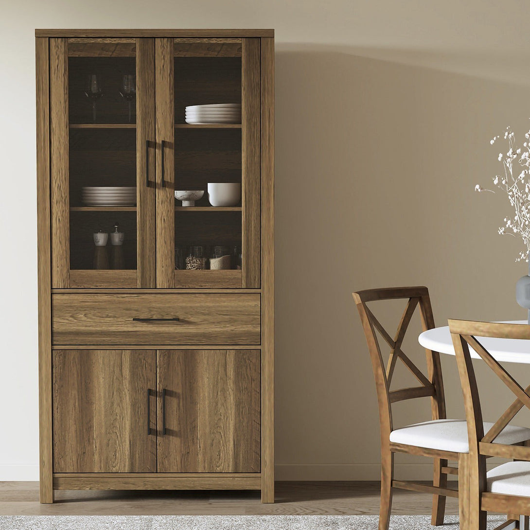 Georgie Storage Cabinet - Knotty Oak