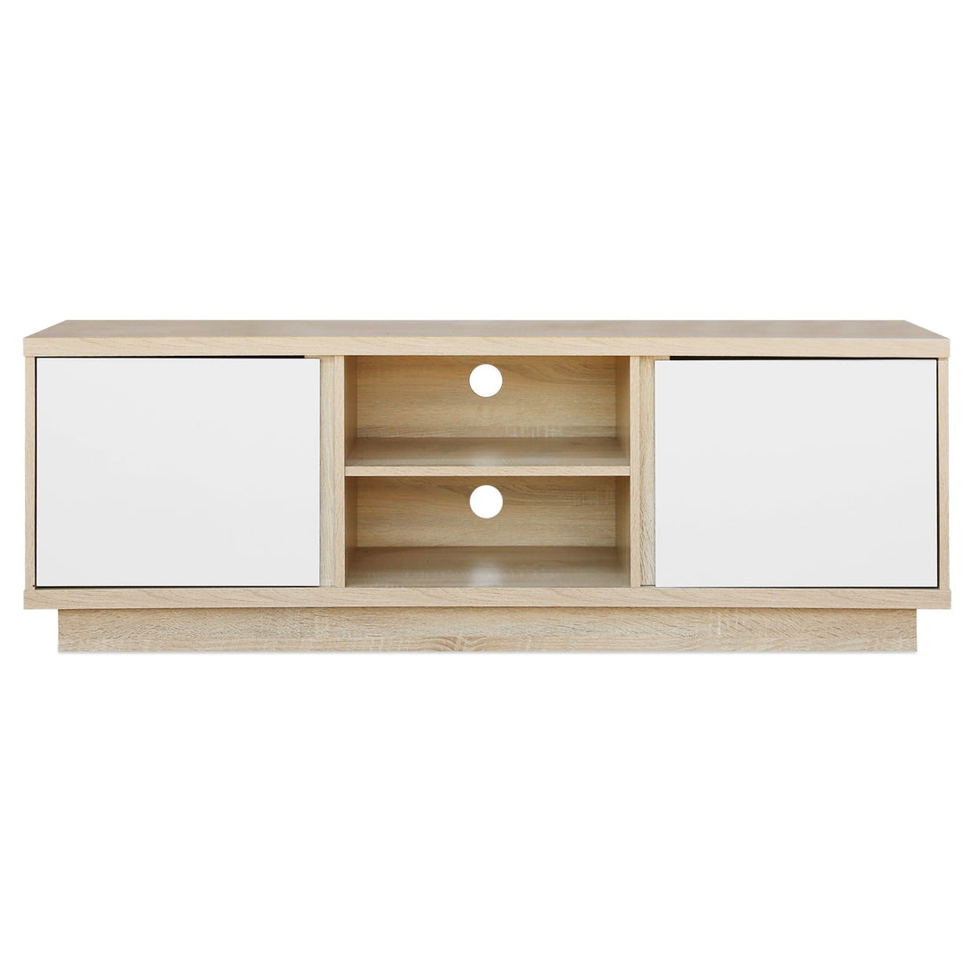 Thames 1.5m Entertainment Unit - Oak + White