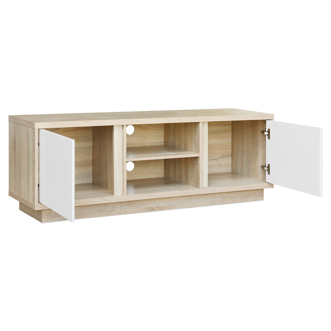 Thames 1.5m Entertainment Unit - Oak + White