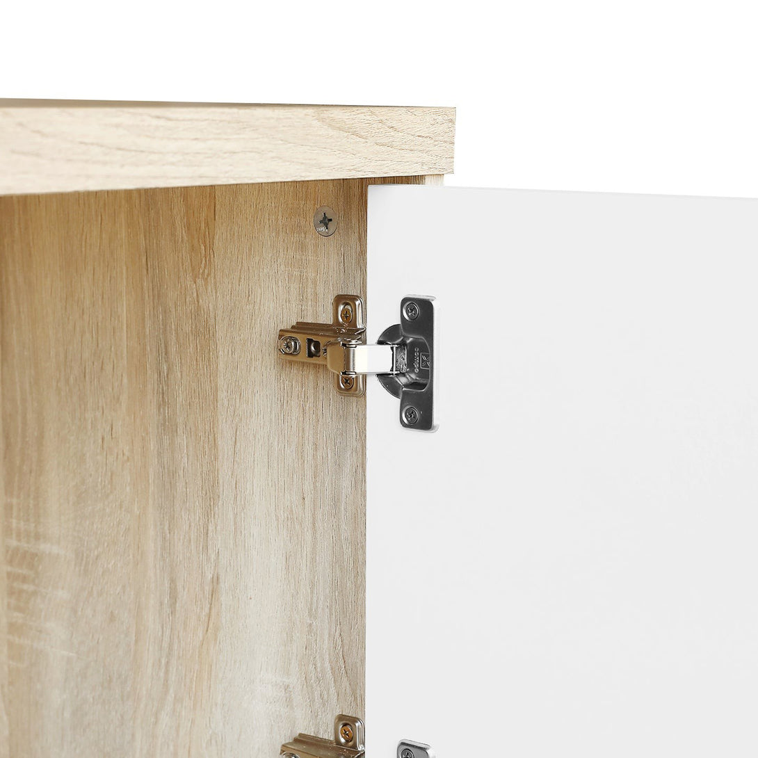 Thames 1.5m Entertainment Unit - Oak + White