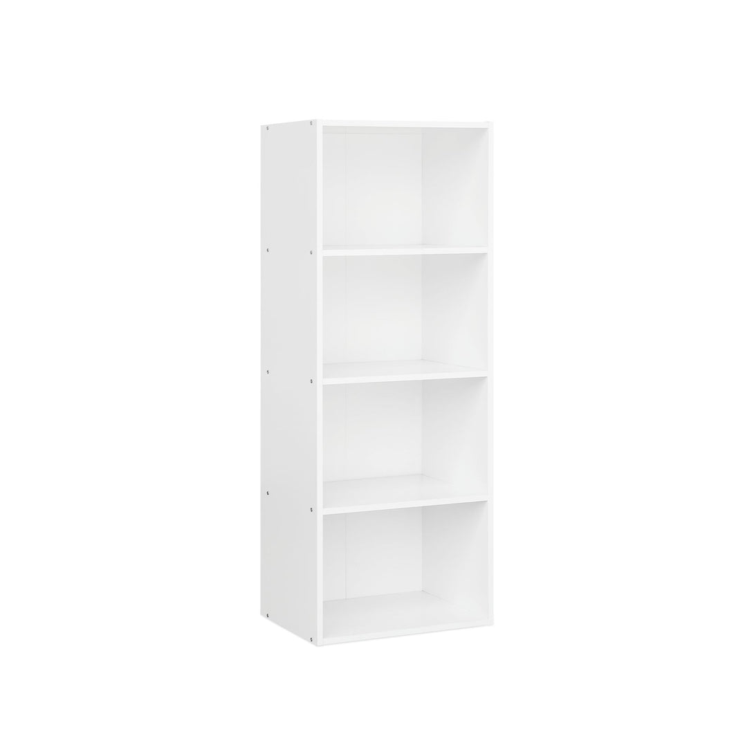 Clinton 4 Tier Bookshelf Display Shelf - White