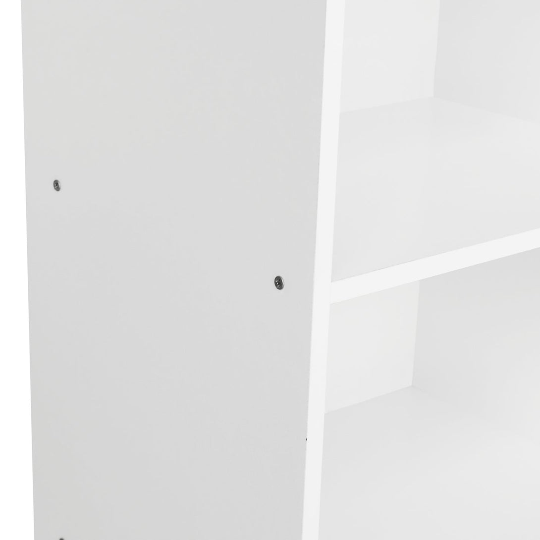 Clinton 4 Tier Bookshelf Display Shelf - White