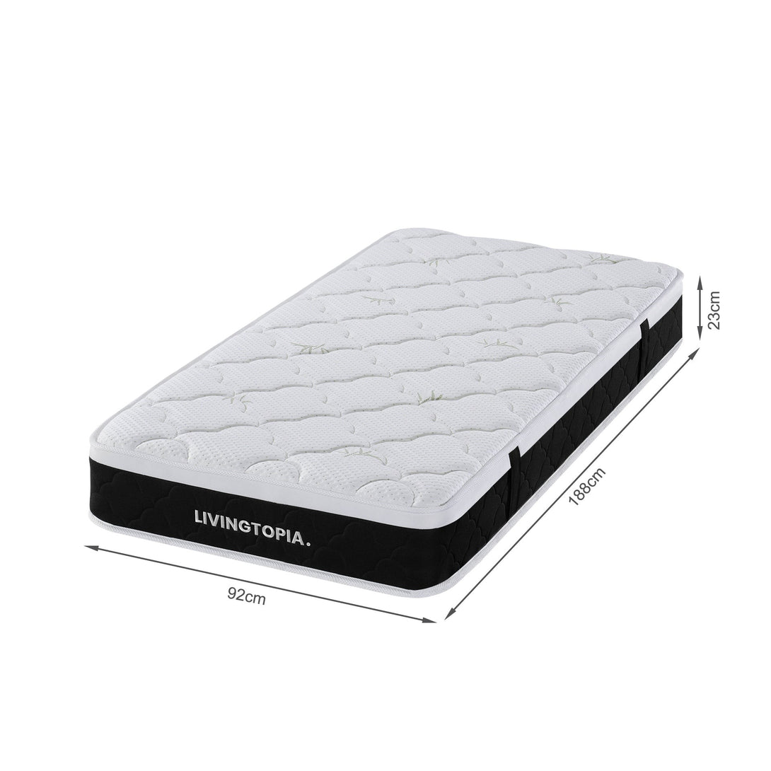 Bamboo Plus 3 Zone Pocket Spring Mattress - Single