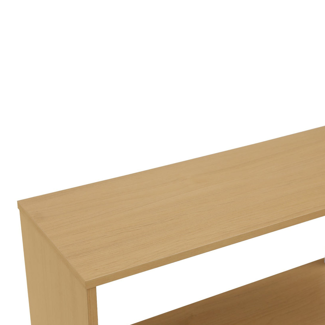 Petone 3 Tier Flexi Storage Rack - Maple + White