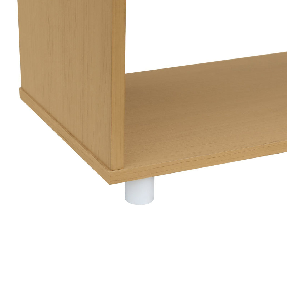 Petone 4 Tier Flexi Storage Rack - Maple + White