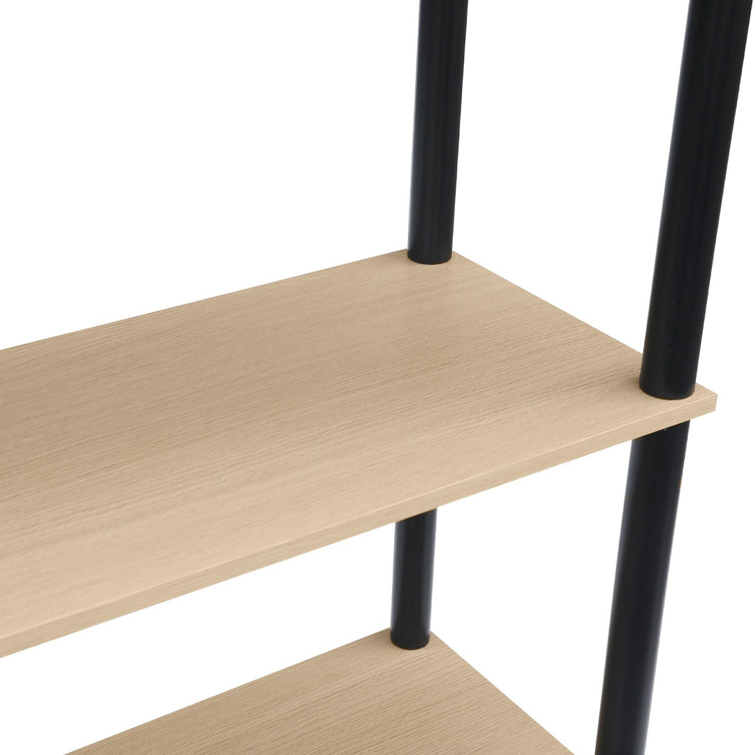 Horeke 6 Tier Flexi Storage Rack - Oak + Black