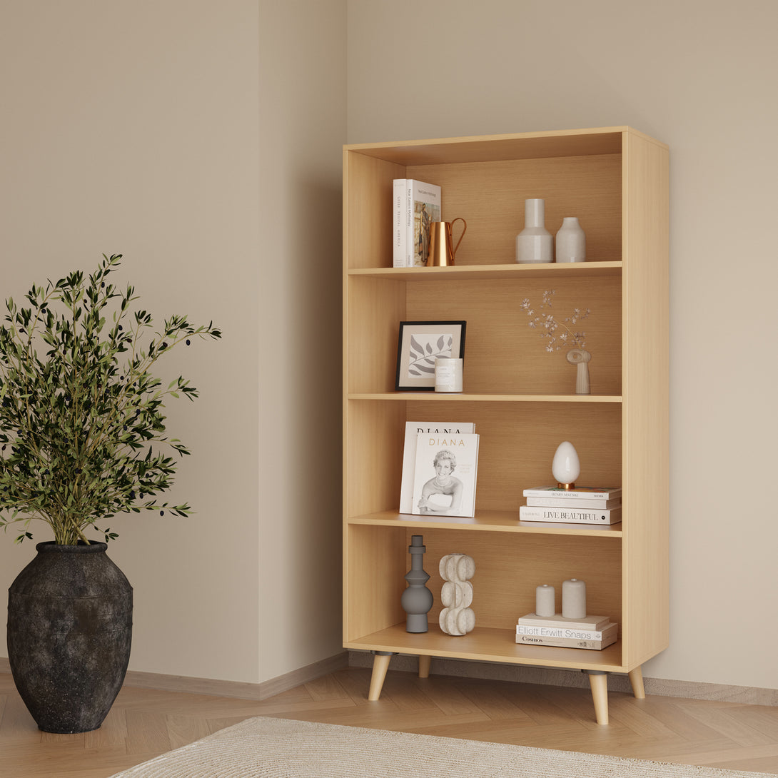 Napier Bookshelf Storage Shelf - Oak
