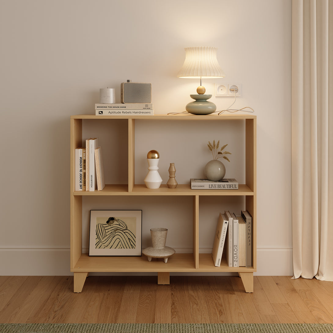 Wairio Bookshelf Storage Shelf - Oak
