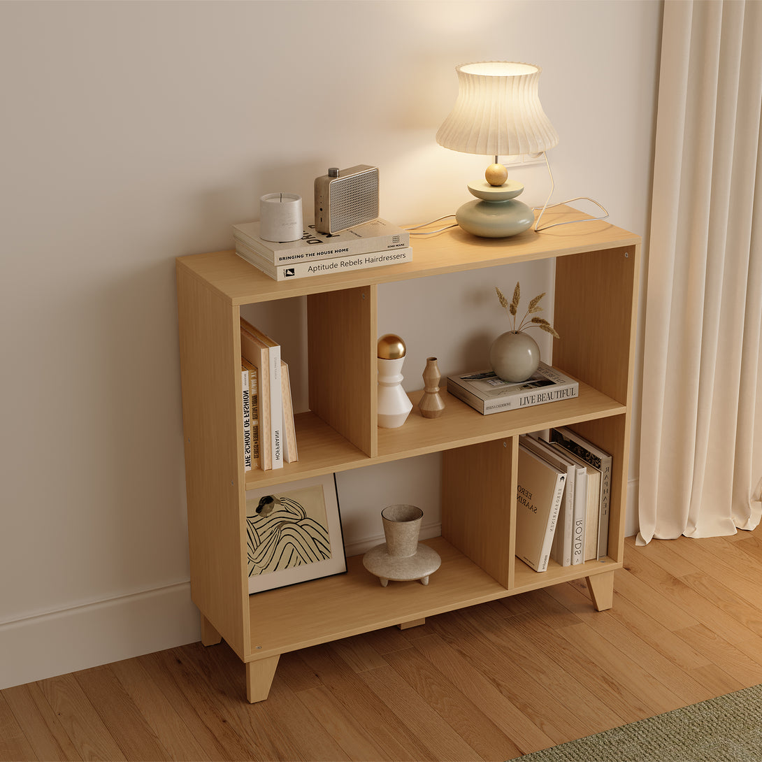 Wairio Bookshelf Storage Shelf - Oak