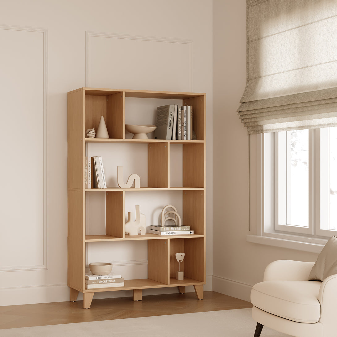 Sanson Bookshelf Storage Shelf - Oak