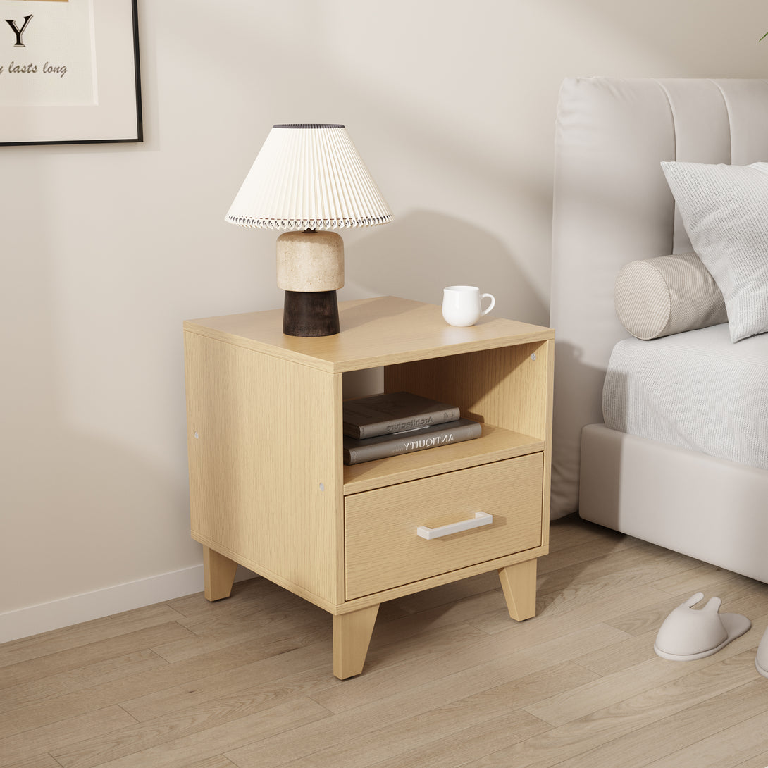 Claire Bedside Table - Oak