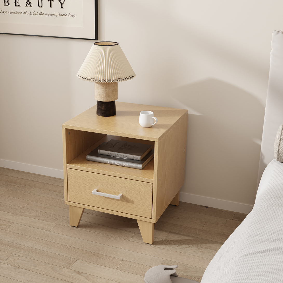 Claire Bedside Table - Oak