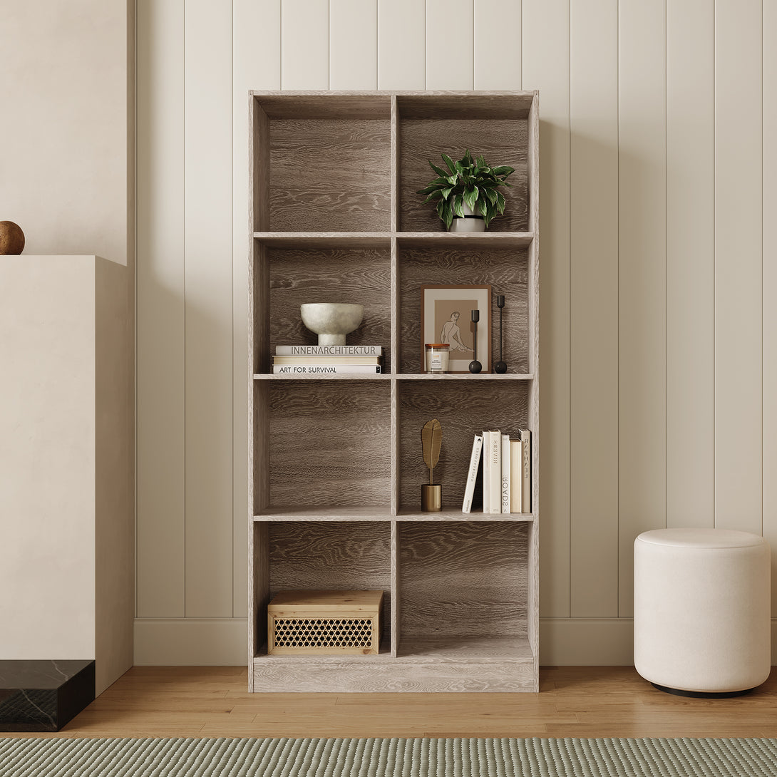 Levin Bookshelf Storage Shelf - Sonama Oak