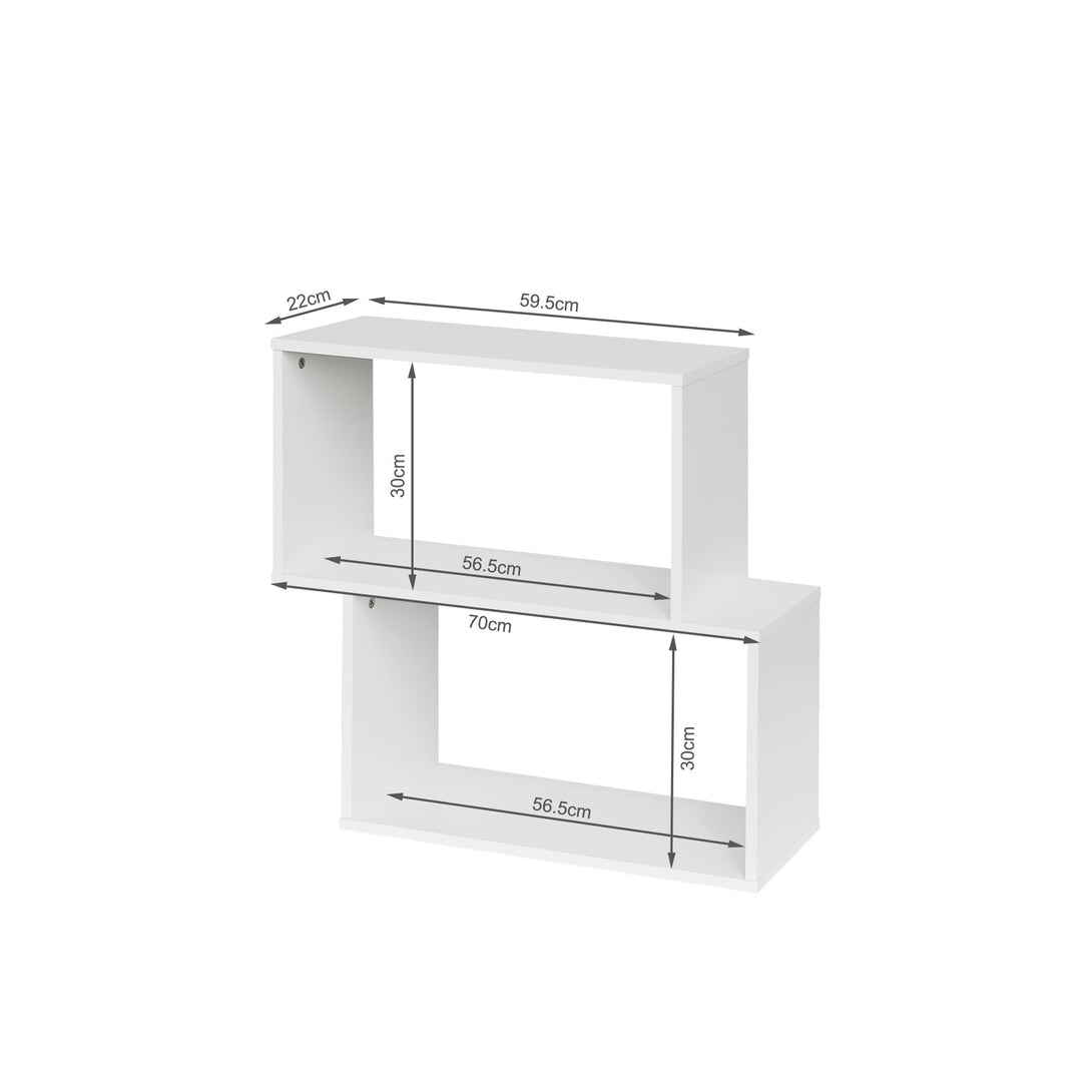 Orewa Display Storage Shelf - White