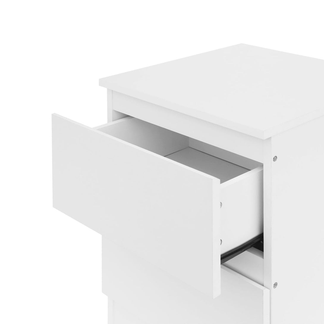 Hollis Bedside Table - White