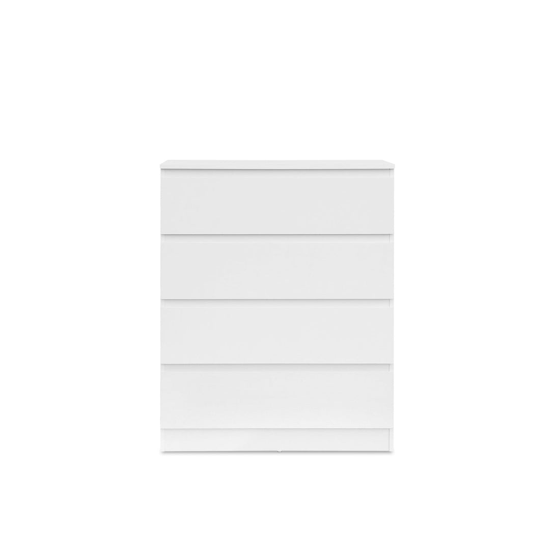 Hollis 4 Drawers Tallboy - White
