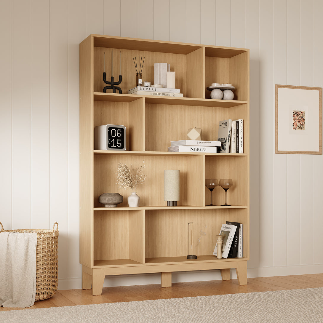 Haruru Bookshelf Storage Shelf - Oak