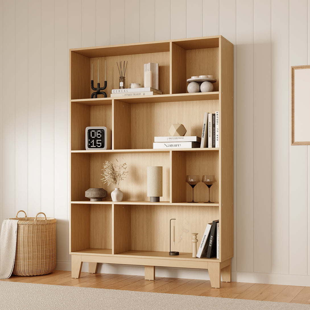 Haruru Bookshelf Storage Shelf - Oak