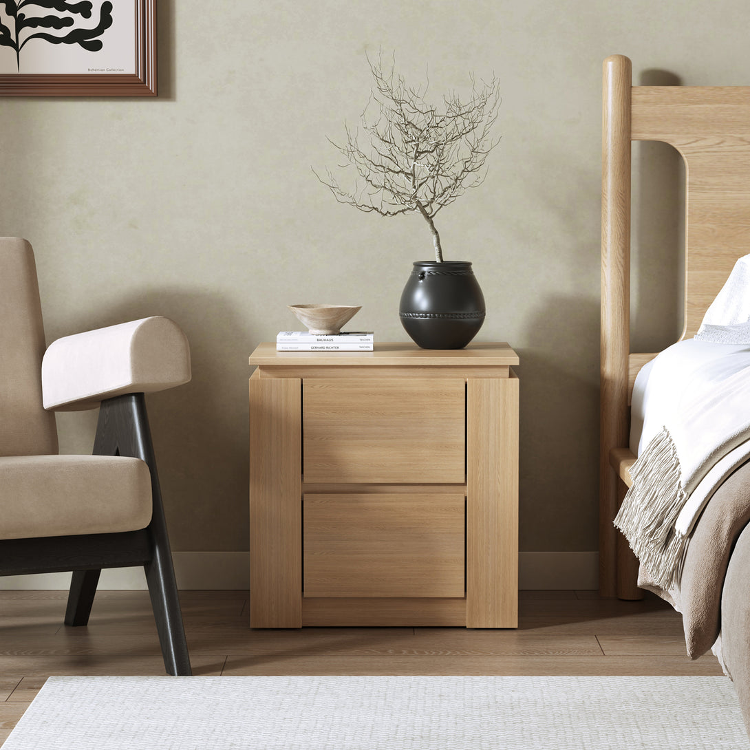 Jayce Bedside Table - Oak