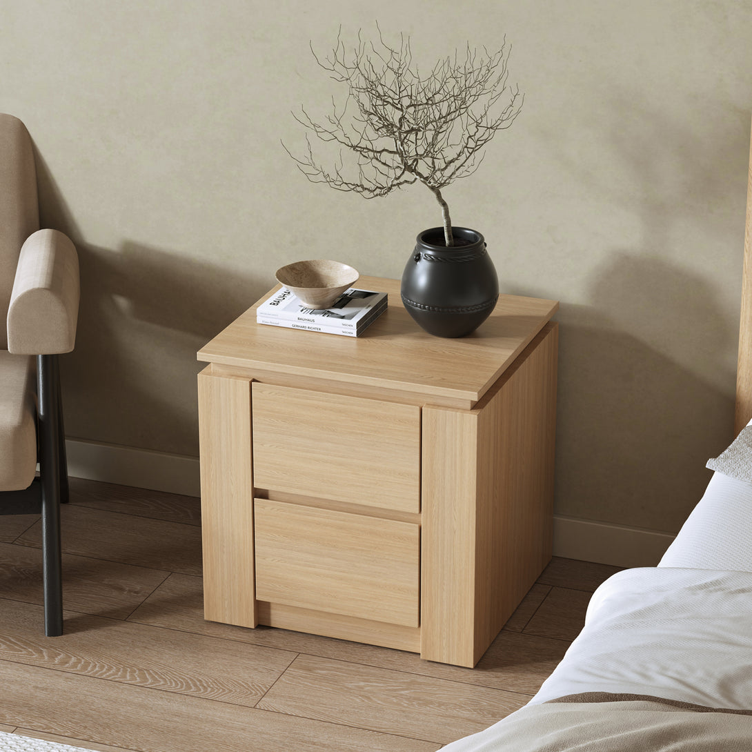 Jayce Bedside Table - Oak