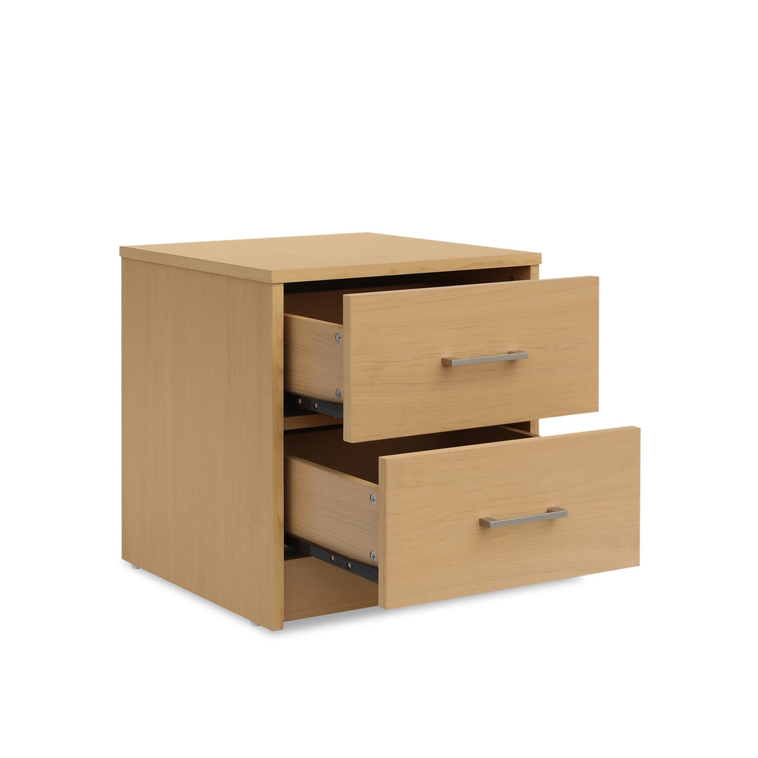 Nikola Bedside Table - Maple