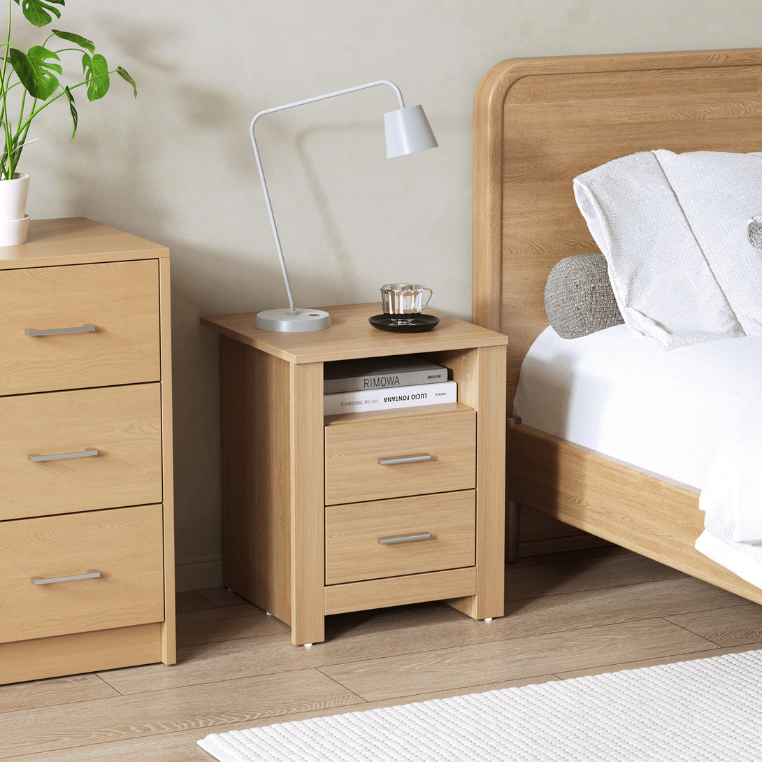 Olsen Bedside Table - Oak 