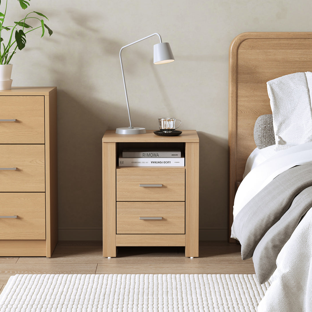 Olsen Bedside Table - Oak 