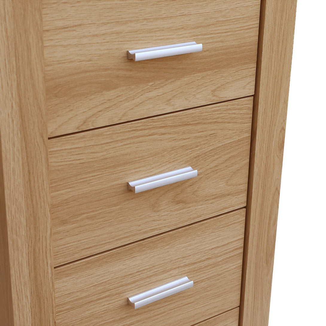 Olsen 6 Drawers Slim Tallboy - Oak