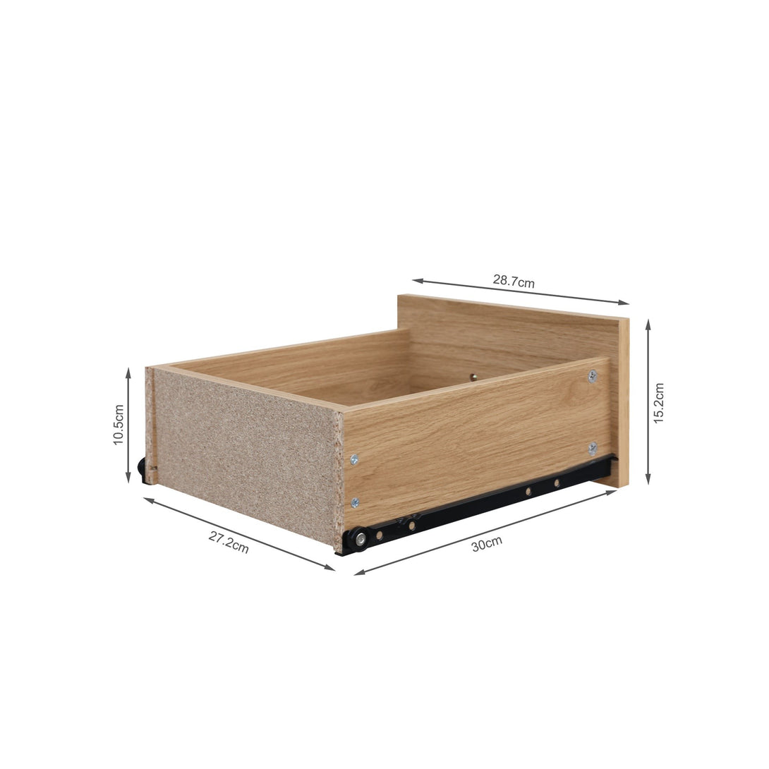 Olsen 6 Drawers Slim Tallboy - Oak