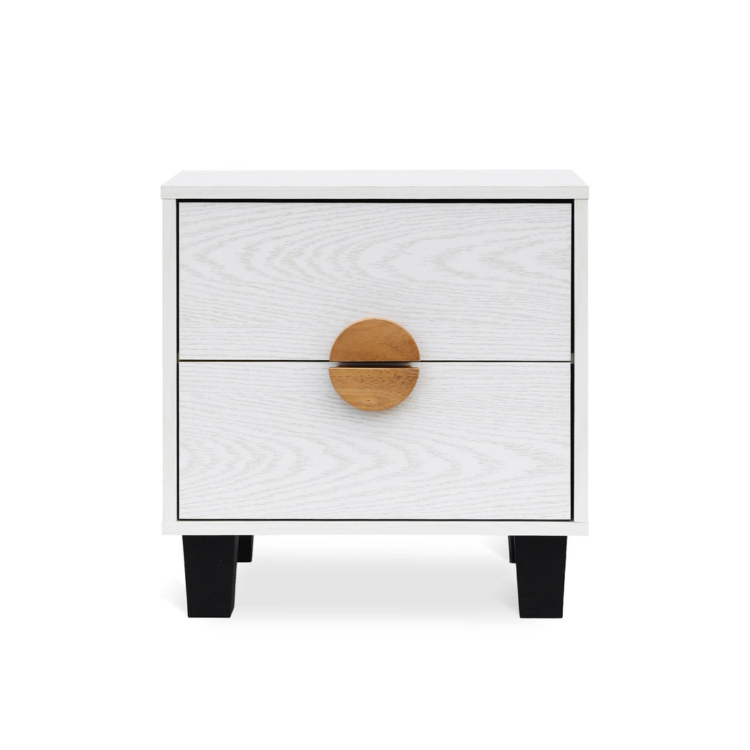 Sofia Bedside Table - Oak White
