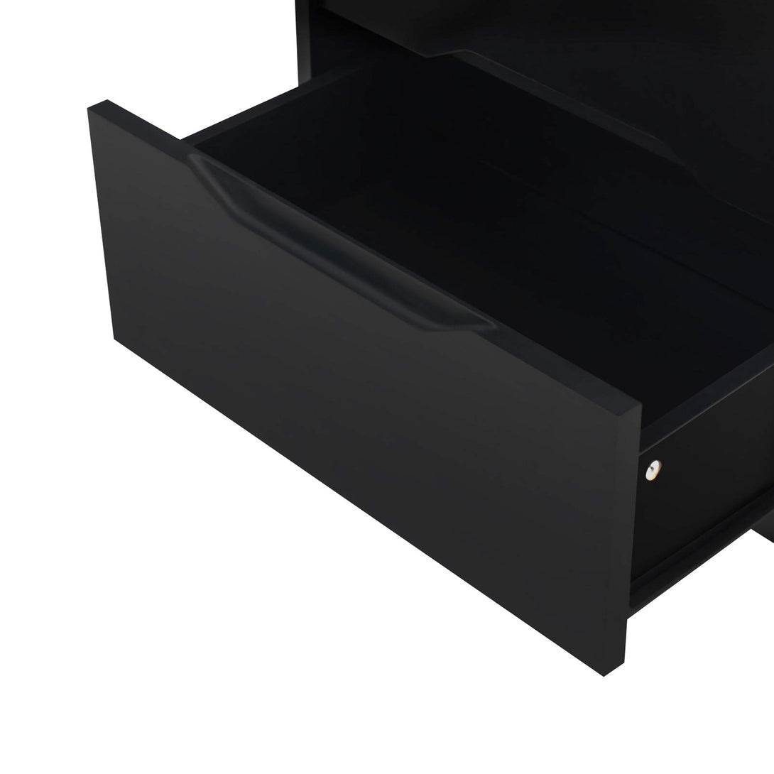 Zora Bedside Table - Black