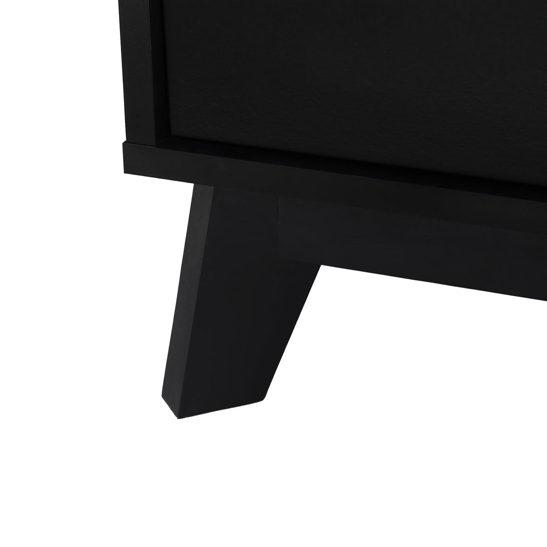 Zora Bedside Table - Black