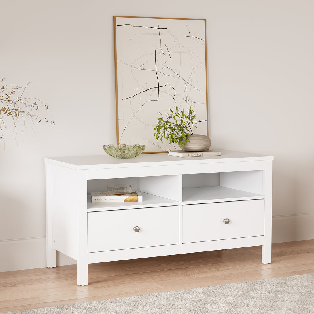 Barrett 1.1m Entertainment Unit - White