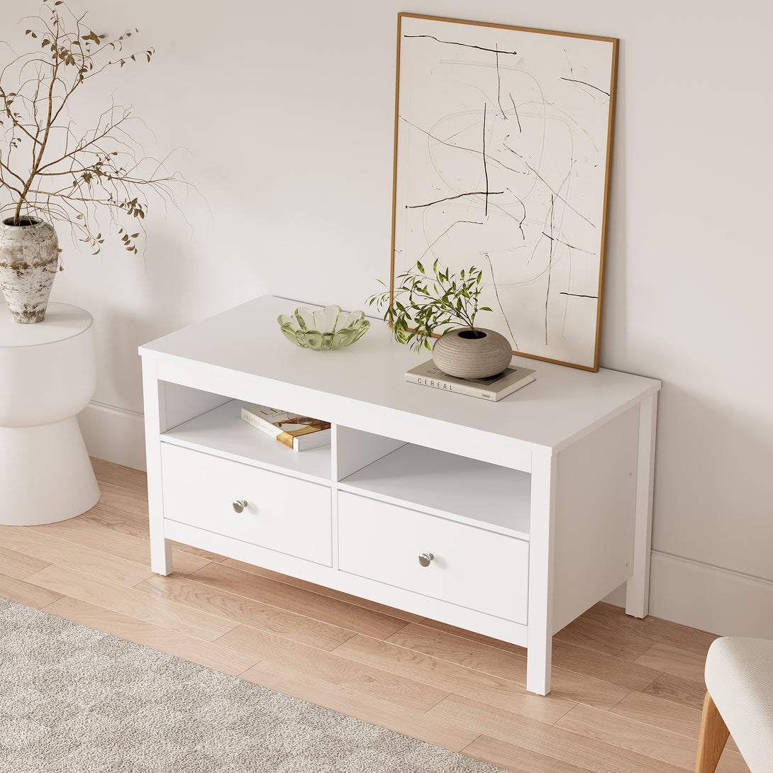 Barrett 1.1m Entertainment Unit - White