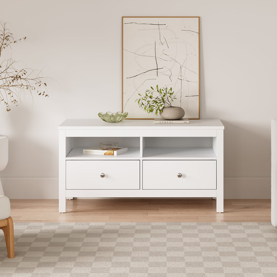 Barrett 1.1m Entertainment Unit - White