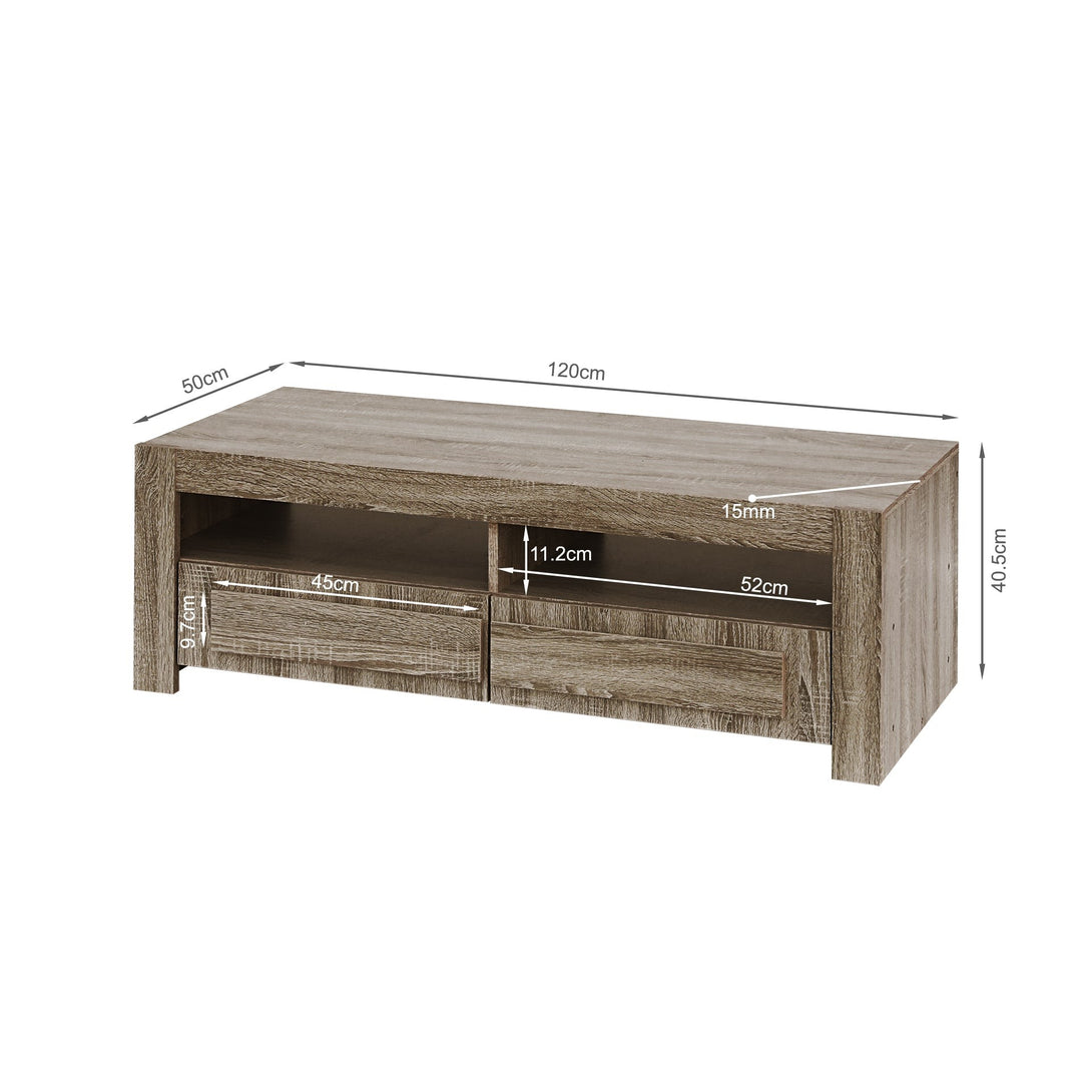 Kalani 1.2m Entertainment Unit - Sonama Oak