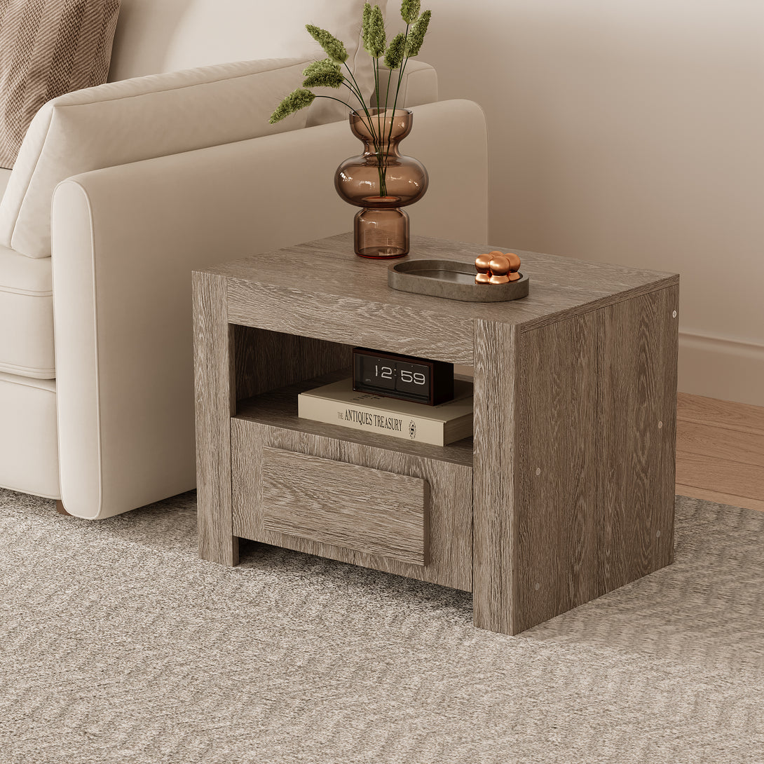Kalani Bedside Table - Sonama Oak