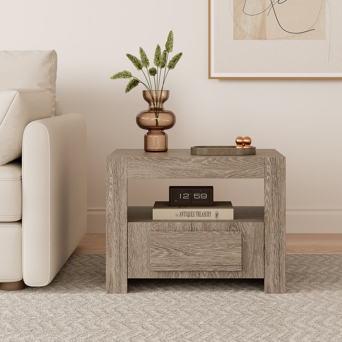 Kalani Bedside Table - Sonama Oak