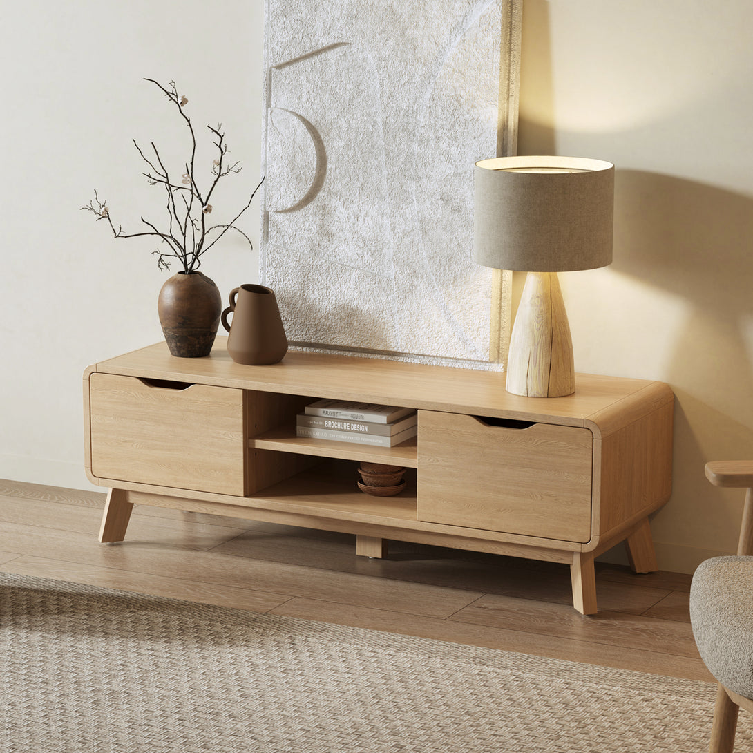 Fredy 1.2m Entertainment Unit - Oak